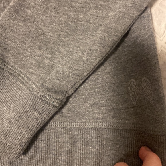 Victoria secret grey and red hoodie size medium - Picture 2 of 5